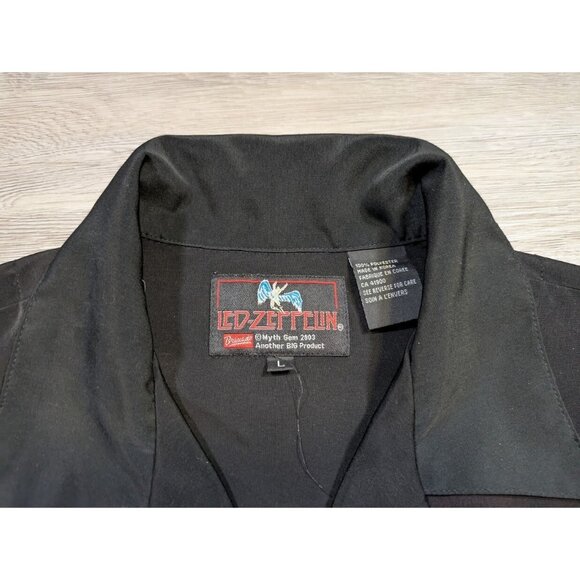 LED ZEPPELIN Houses of the Holy 2003 Myth Gem Bravado Button Shirt Vintage - Picture 2 of 8